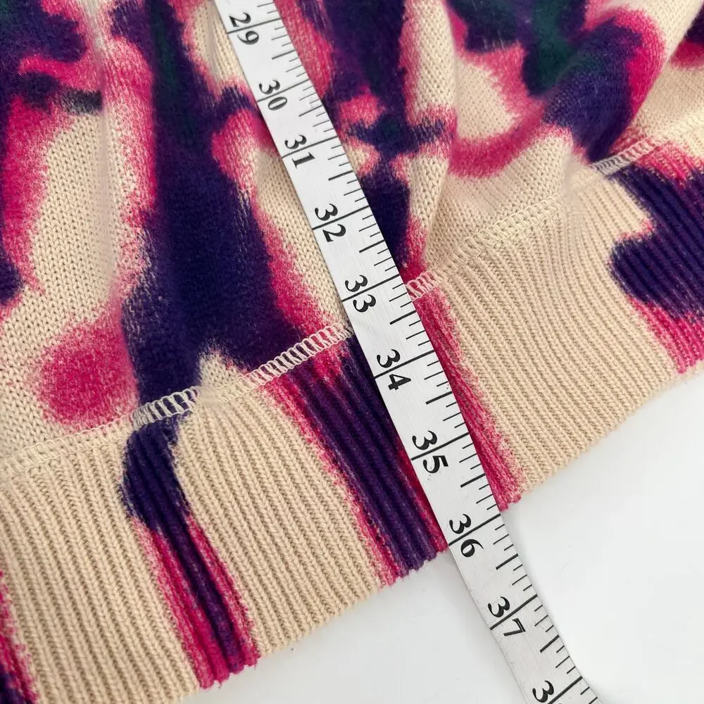 Natural Life Taylor Oversized Sweater in Sunrise Tie Dye Womens L/XL Multicolor - Picture 8 of 9